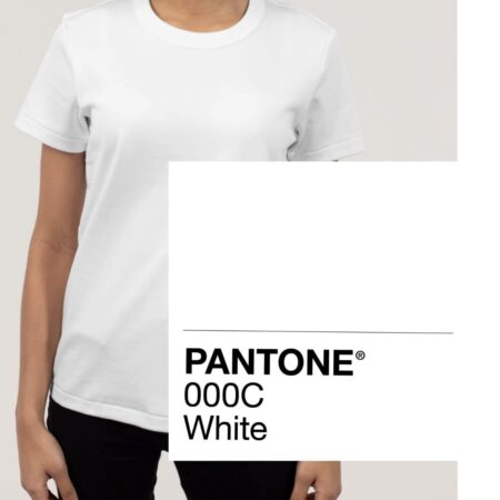 Puuvillatrikotaaž Valge