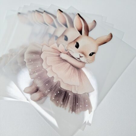 Triigitav kleebis "Topelt tülliseelikuga jänes"