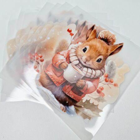 Triigitav kleebis "Talvine orav"