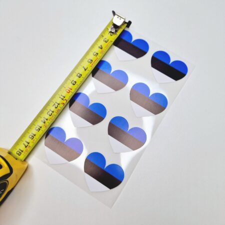 Triigitav kleebis "Eesti süda"