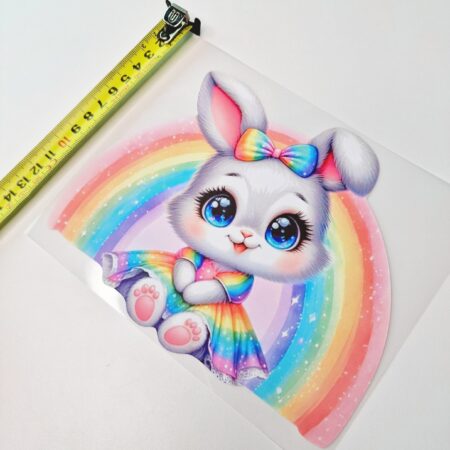 Triigitav kleebis "Vikerkaare jänes"