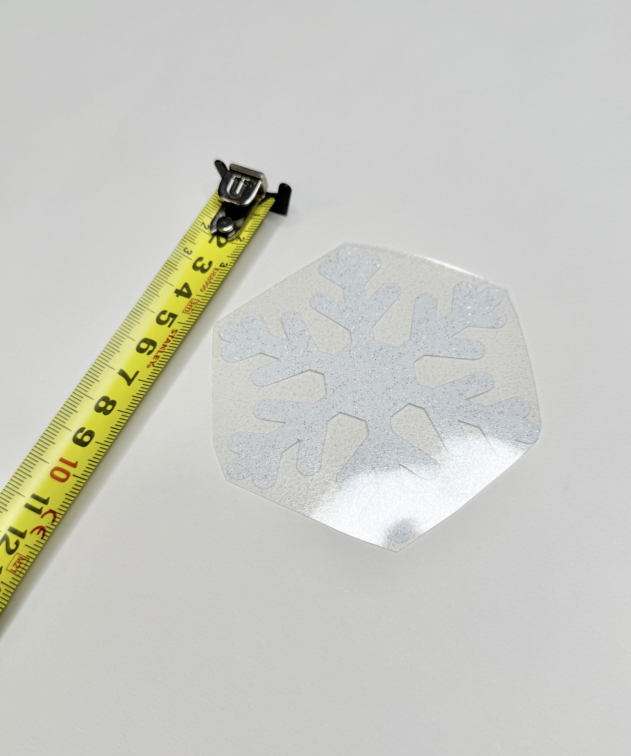 Triigitav glitter motiiv Suur lumehelves