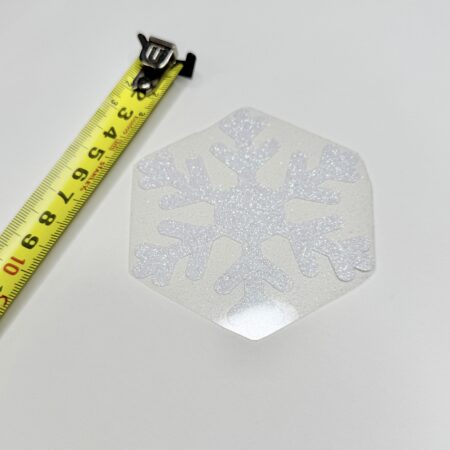 Triigitav glitter motiiv Suur lumehelves