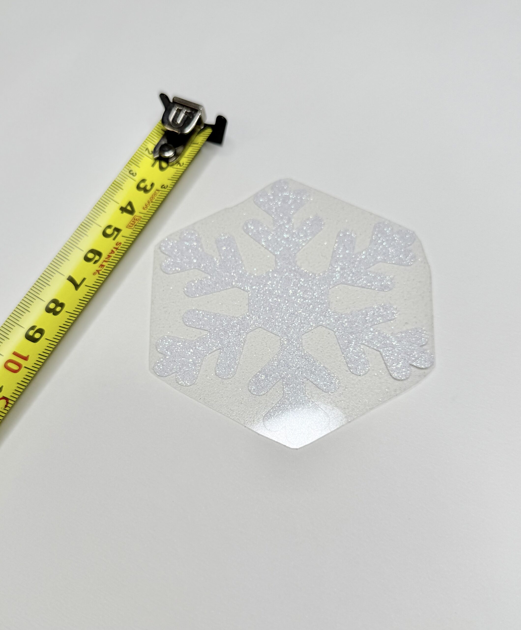 Triigitav glitter motiiv Suur lumehelves