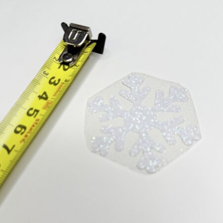 Triigitav glitter motiiv Väike lumehelves