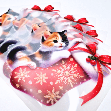 Triigitav kleebis "Mängiv kass"