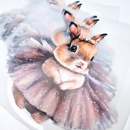 Triigitav kleebis "Balletti jänes 3"