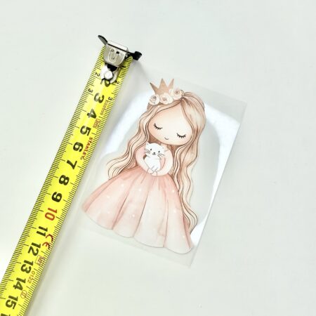 Triigitav kleebis "Printsess kassiga"