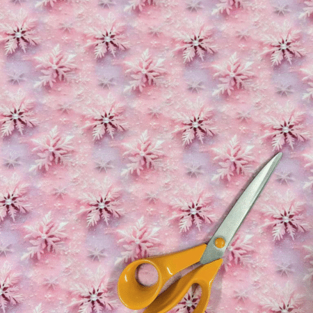 Dressikangas "Roosad lumehelbed"