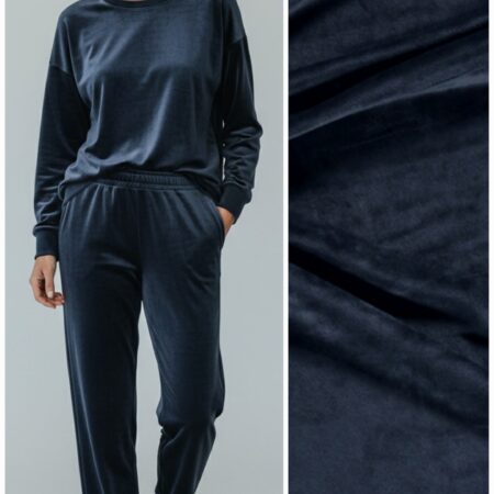 LUX veluur "Tumesinine"