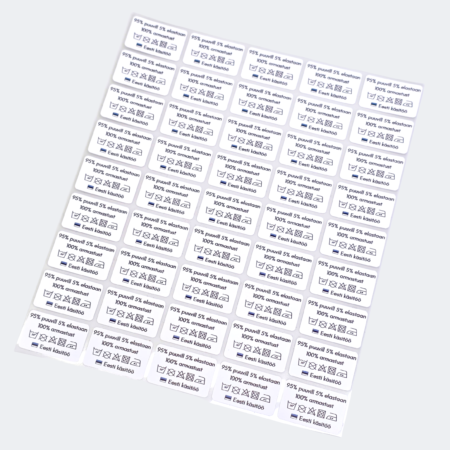 Triigitav kleebis "Hooldusjuhised armastusega"