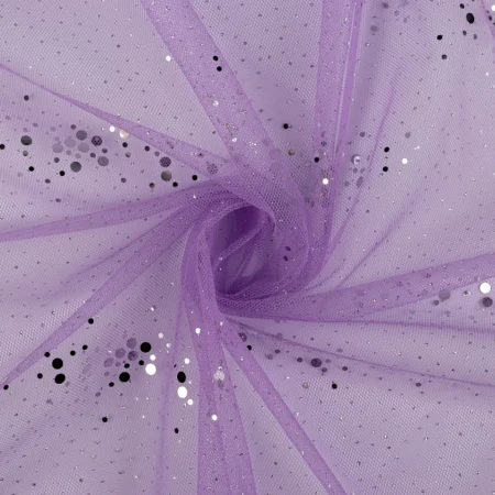 Tüll "Glitter" lilla